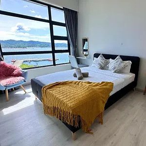  公寓 Jq1 Sea & Pool Or View Wifi I Washing Machine For Some Units I Cuckoo Water Jesselton Quay By R2 马来西亚